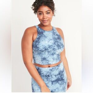 Old Navy Blue Tie-Dye Sports Bra
